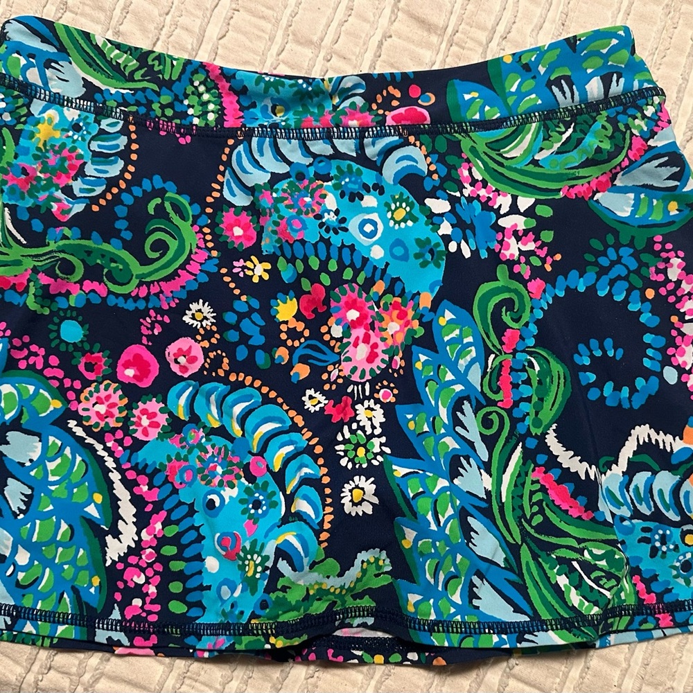 Lilly Pulitzer Mini Aila Skort UPF 50+ Take Me To The Sea